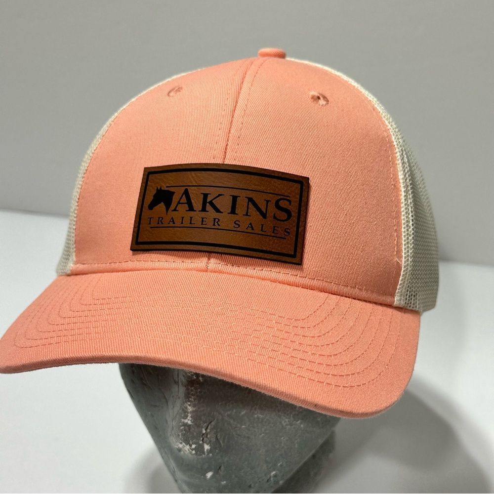 Akins Trailer Sales Trucker Hat Horse Hat Port Authority